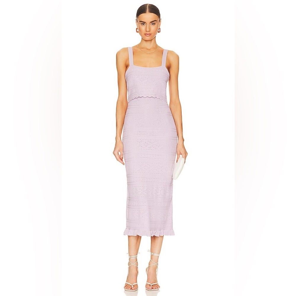 Karina Grimaldi Orchid Midi Dress
